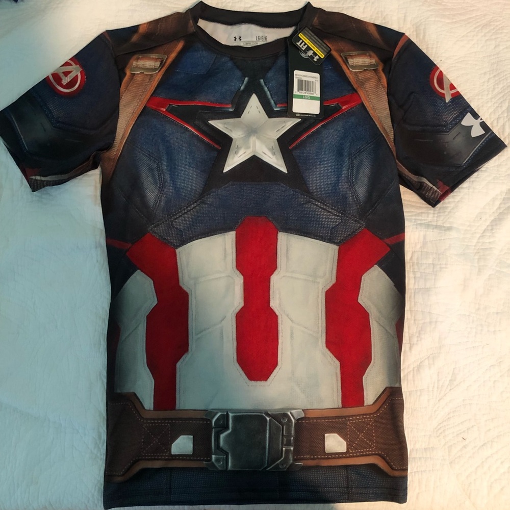 Men’s captain America under armour compression